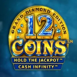 12 Coins Grand Diamond Edition casino game by Wazdan – featured logo at Casina Casino