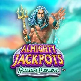 Almighty Jackpots – Realm of Poseidon logo by Novomatic Casina Casino