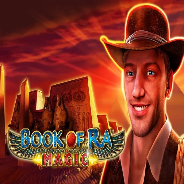 Book of Ra Magic slot visual from Greentube available on casinacasinoo.eu