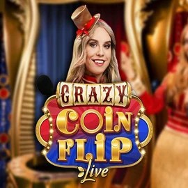 Crazy Coin Flip logo by Evolution Casina Casino