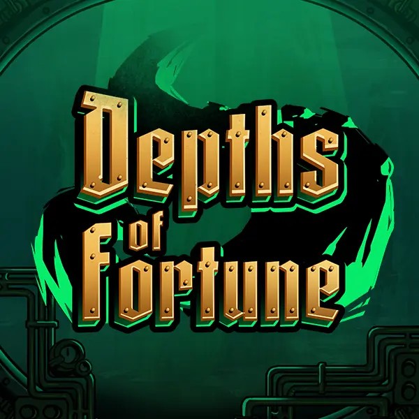 Depths of Fortune online game logo by AvatarUX Studios on casinacasinoo.eu