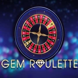 Gem Roulette slot logo by iSoftBet at Casina Casino