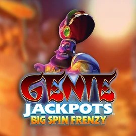 Genie Jackpots: Big Spin Frenzy slot visual from Blueprint Gaming available on casinacasinoo.eu