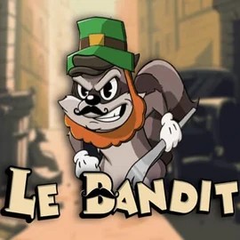 Le Bandit slot logo by Hacksaw Gaming at Casina Casino