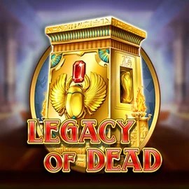 Legacy of Dead slot logo by Play'n GO at Casina Casino