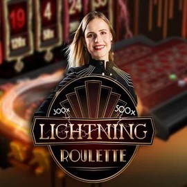 Lightning Roulette casino game by Evolution – featured logo at Casina Casino