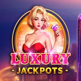Luxury Jackpots logo by Triple Cherry at Casina Casino