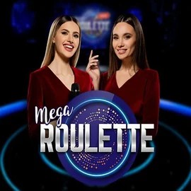 Official Live Casino logo: Mega Roulette by Pragmatic Play at Casina Casino