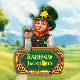 Jackpots logo of Rainbow Jackpots Megaways from Red Tiger Gaming at Casina Casino