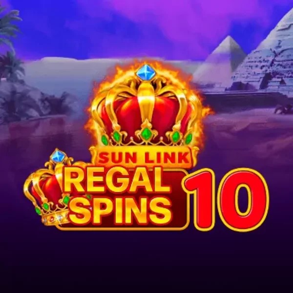 Regal Spins 10 online game logo by PatePlay on casinacasinoo.eu