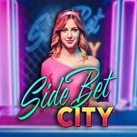 Side Bet City by Evolution, showcased at casinacasinoo.eu – game logo