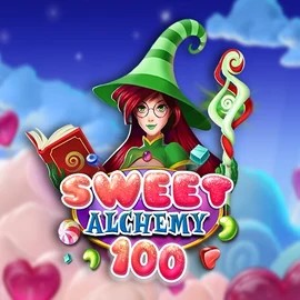 Sweet Alchemy 100 online game logo by Play'n GO on casinacasinoo.eu