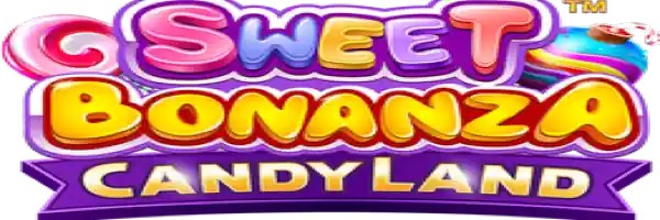 Sweet Bonanza Candy Land Live online game logo by Pragmatic Play on casinacasinoo.eu