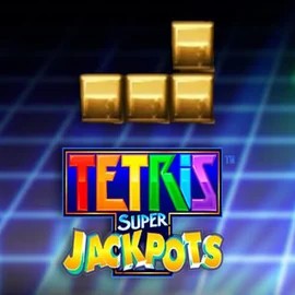 Tetris Super Jackpots slot logo by WMS at Casina Casino