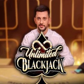 Unlimited Blackjack by Ezugi, showcased at casinacasinoo.eu – game logo